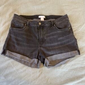 H&M Dark Gray Jean Shorts
